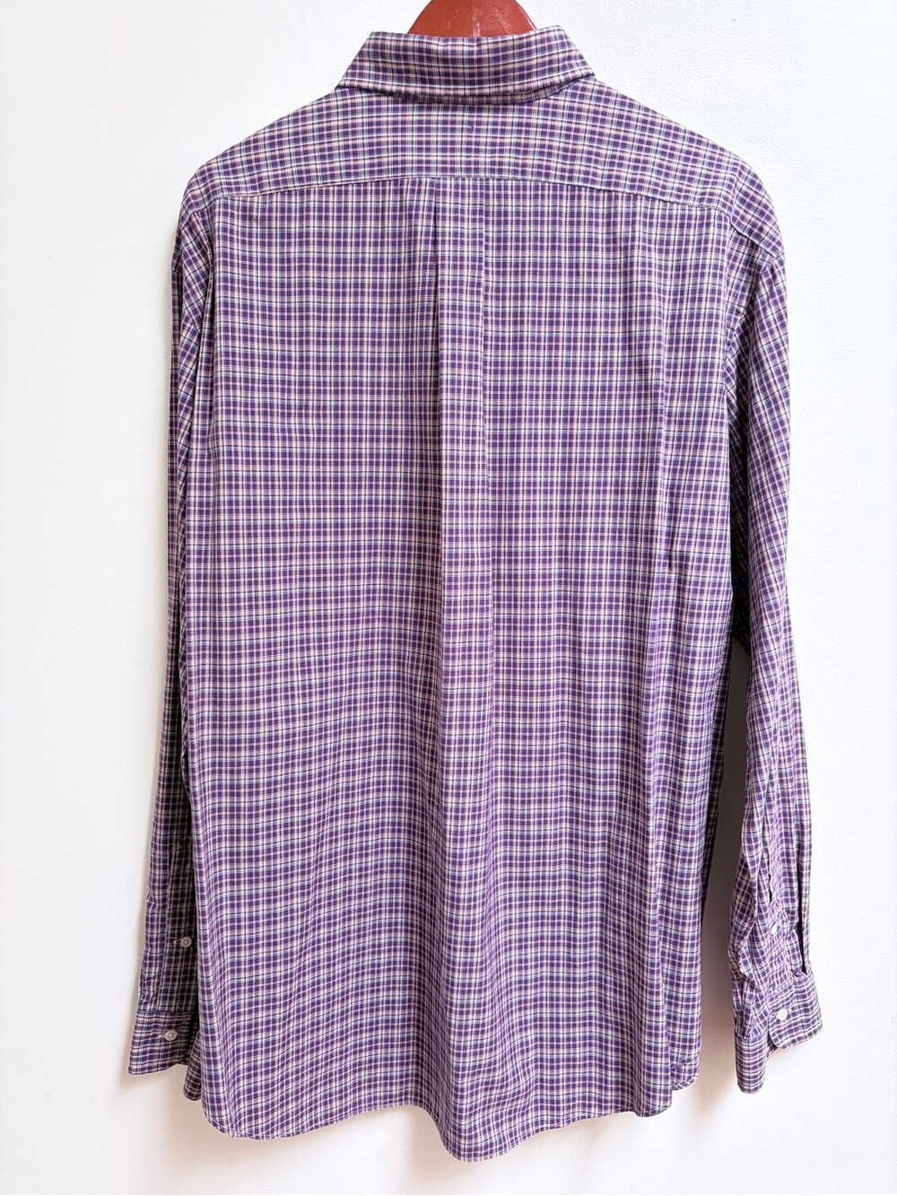Ralph Lauren Purple Plaid Button-Down Shirt Classic Fit 100% Cotton XXL - Picture 2 of 5